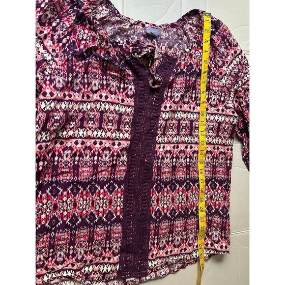 Laura Scott Women’s Boho Top front tie XL - Picture 7 of 7